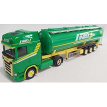 Herpa 316057 Scania CS20 HD nyergesvontató, INTRA tartályos félpótkocsival